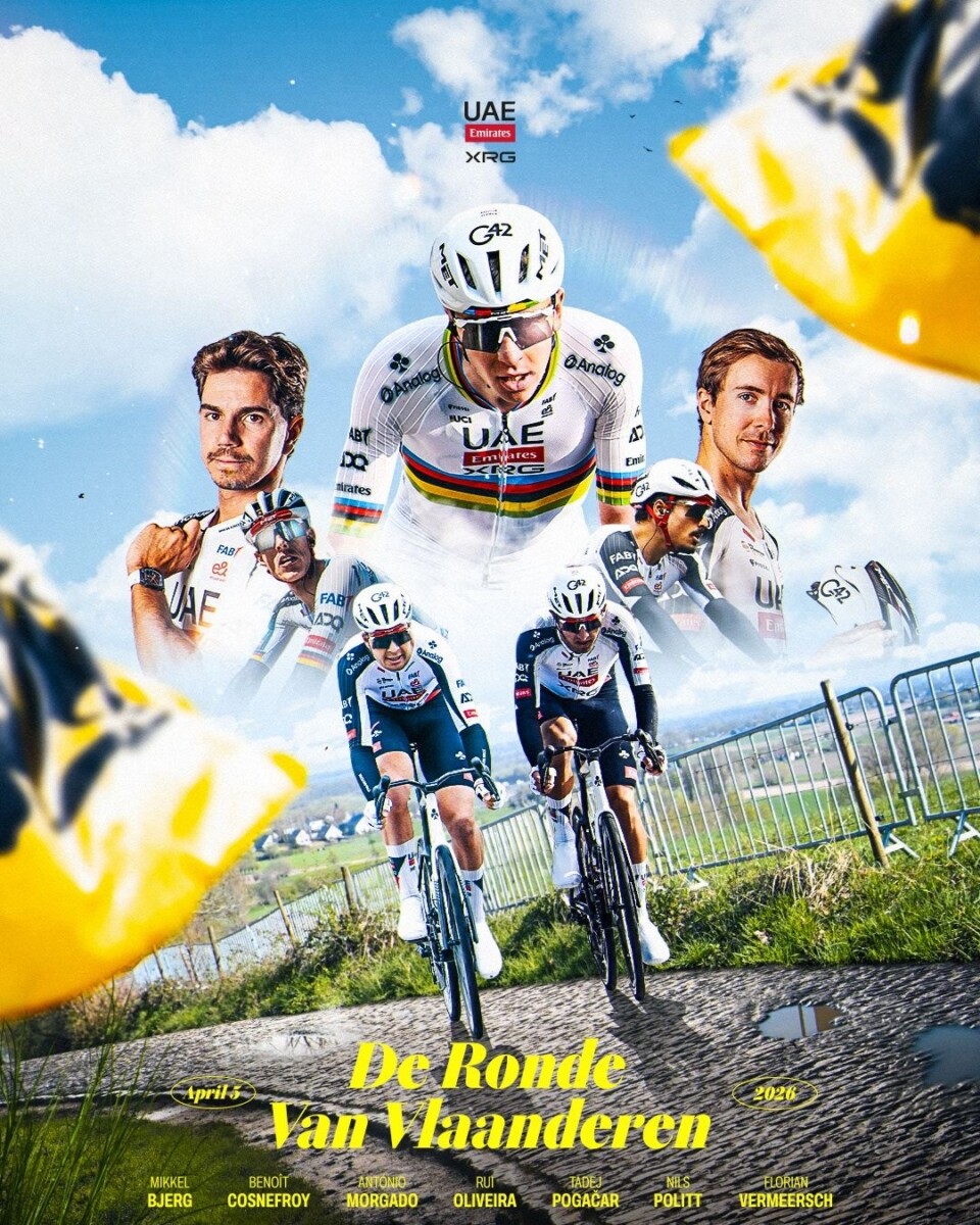girodociclismo.com.br uae emirates anuncia equipe para o tour de flandres tadej pogacar liderara forte time2026 image