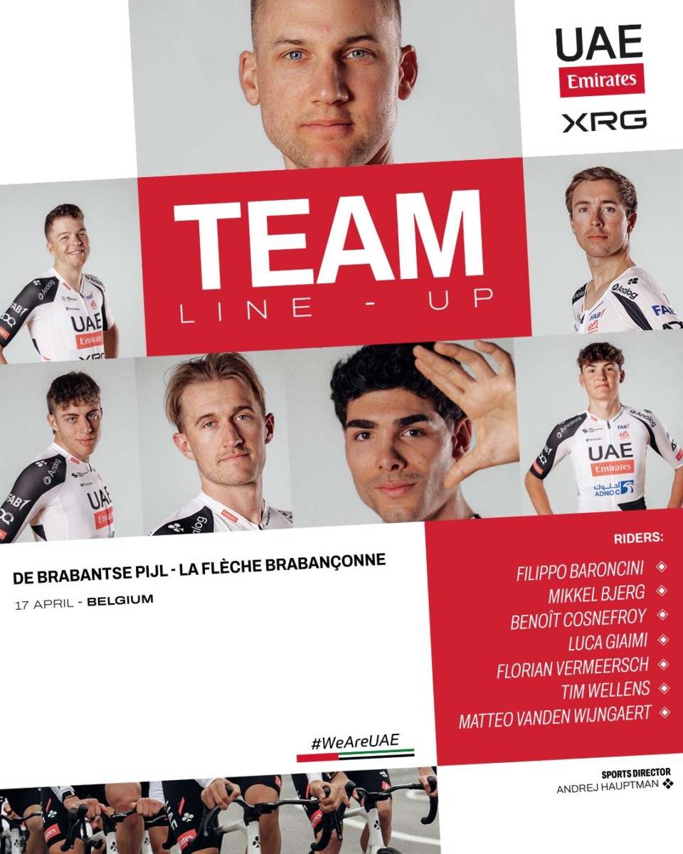 girodociclismo.com.br uae emirates divulga fortes equipes para a amstel gold race e brabantse pijl image