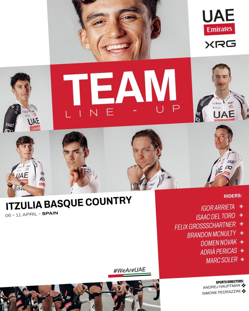 girodociclismo.com.br volta ao pais basco 2026 isaac del toro lidera uae team emirates xrg na defesa do titulo image