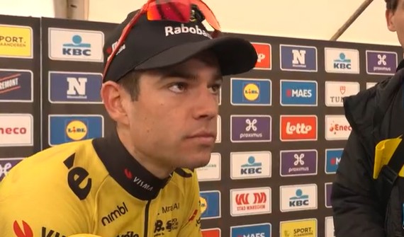 girodociclismo.com.br wout van aert lamenta derrota na dwars door vlaanderen vi uma roda ao meu lado ai morri assista o video image
