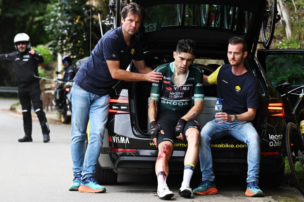Wout van Aert revela situação inusitada: Belga recebe pesada multa após longo processo de reabilitação, assista os vídeos 2 girodociclismo.com.br wout van aert relembra multa inesperada durante reabilitacao image 1