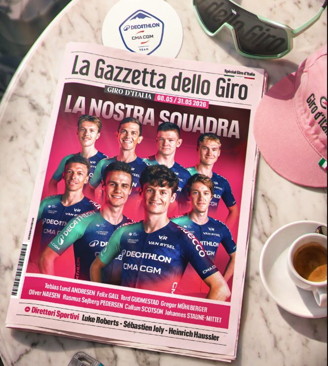 girodociclismo.com.br ambicoes claras da decathlon cma cgm para o giro ditalia 2026 image