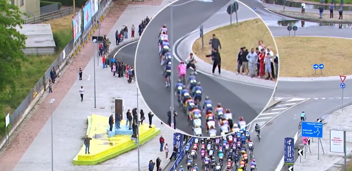 girodociclismo.com.br giro ditalia 2026 espectadores podem receber penas de prisao e pesada multa apos tentar bloquear o pelotao assista os videos image 1