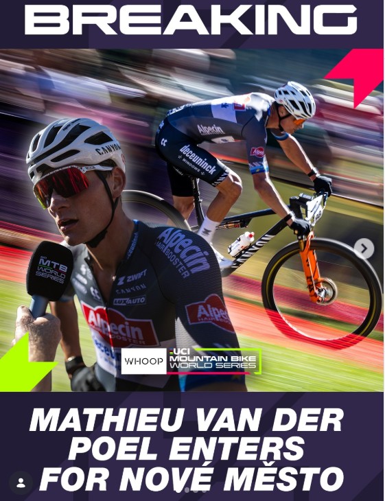 Mathieu van der Poel está fora da Copa do Mundo de MTB, organização ...
