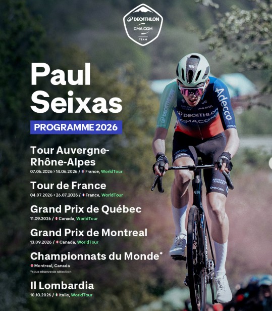girodociclismo.com.br paul seixas confirma que enfrentara tadej pogacar no tour de france nao apenas para ganhar experiencia confira o anuncio oficial image