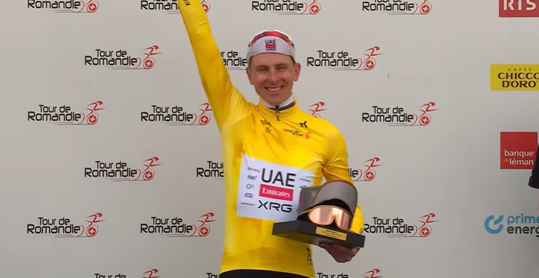 Tour de Romandie 2026: Classificação Geral após a 4ª etapa, Tadej Pogacar amplia liderança após vitória; confira as classificações completas 2 girodociclismo.com.br rascunho automatico image 3