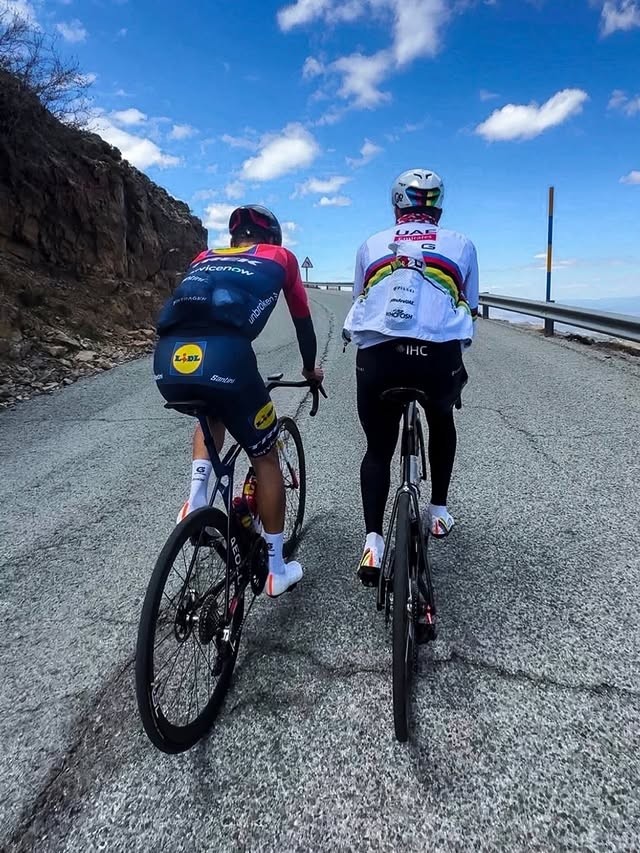 girodociclismo.com.br tadej pogacar e juan ayuso flagrados treinando juntos espanhol enfrentara joao almeida em junho assista o video image 4