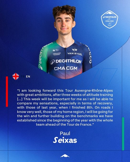girodociclismo.com.br decathlon revela forte time de apoio para paul seixas no criterium du dauphine image