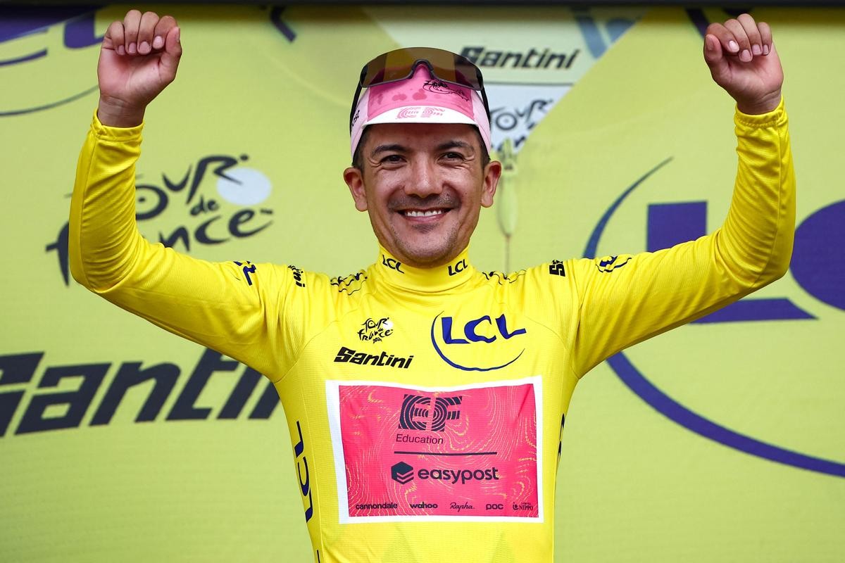 “É impossível fazer Tadej Pogacar sofrer, ele está muito acima" Richard Carapaz admite mudança de objetivos no Tour de France 4 girodociclismo.com.br e impossivel fazer pogacar sofrer ele esta muito acima richard carapaz admite mudanca de objetivos no tour de france image 4