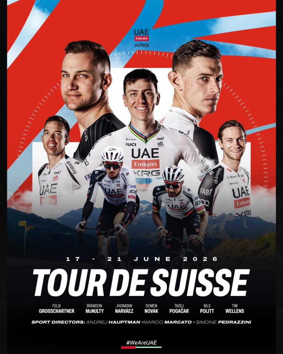 girodociclismo.com.br tadej pogacar tera forte time de apoio no tour de suisse uae emirates anuncia a equipe para a competicao image 1