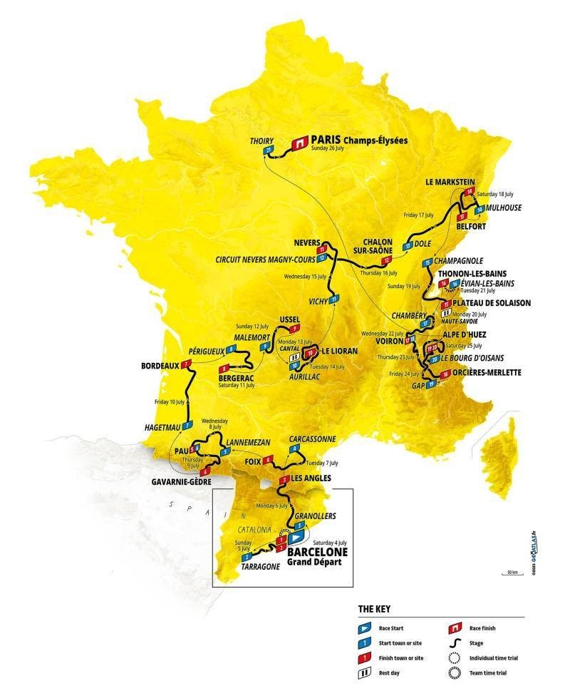 girodociclismo.com.br tour de france 2026 percurso completo confira todas as etapas e a lista de largada atualizada image