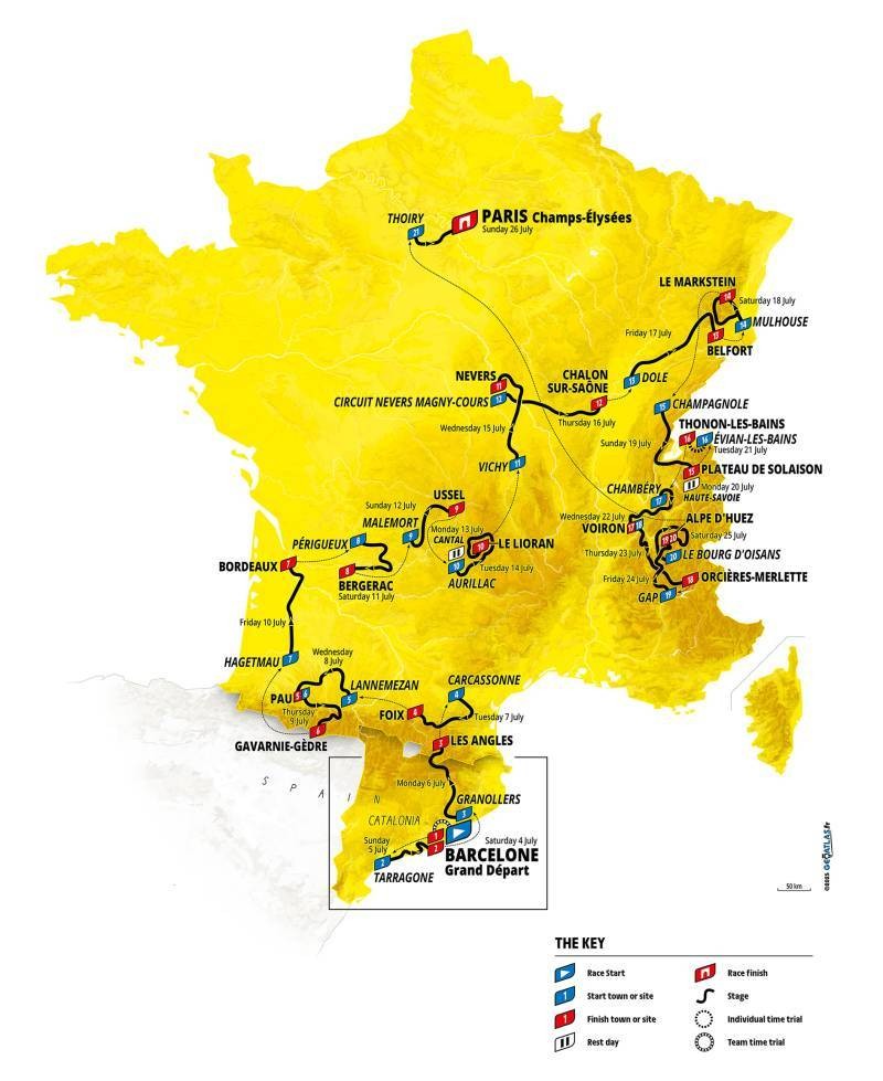 Tour de France 2026: Percurso completo, confira todas as etapas e a lista de largada provisória 1 girodociclismo.com.br tour de france 2026 percurso completo da competicao image 3