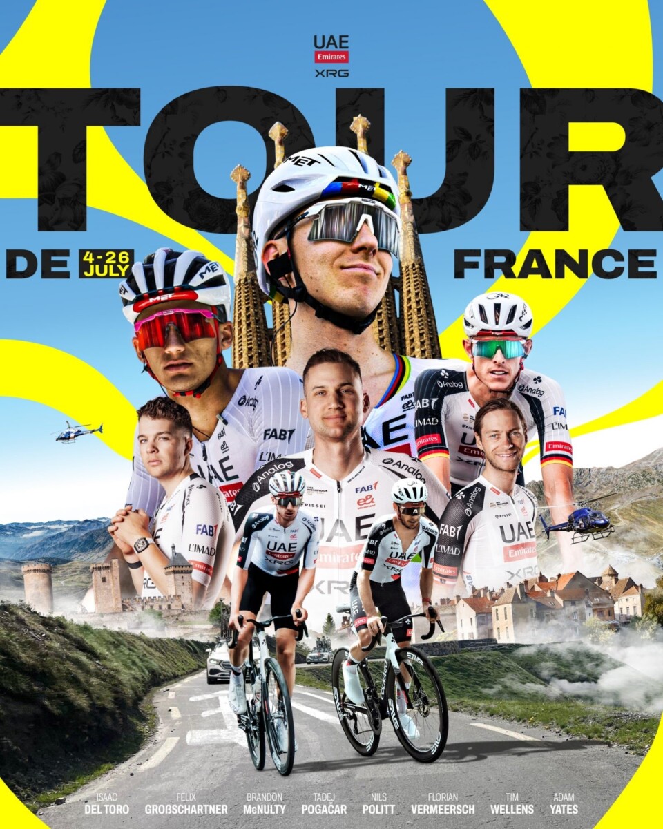 girodociclismo.com.br uae emirates xrg anuncia equipe para o tour de france 2026 com foco no quinto titulo de pogacar image 1