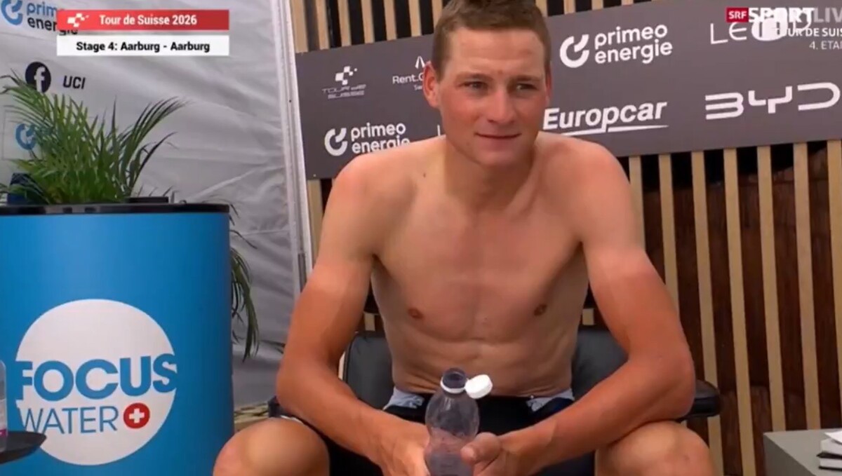 Mathieu Van der Poel recebe pesada multa após derrota para Tadej Pogacar no Tour de Suisse 2 girodociclismo.com.br van der poel fica perto da vitoria image 2