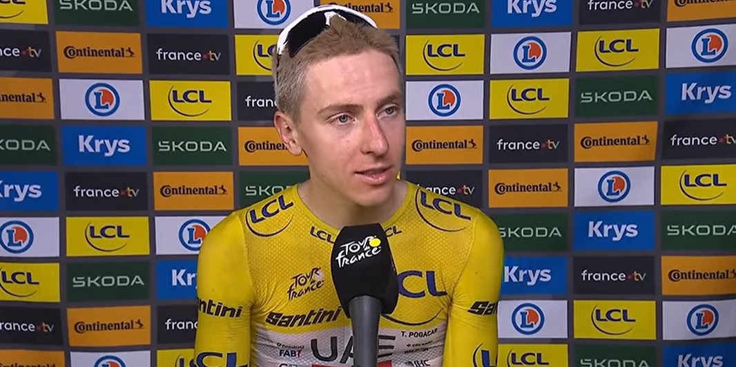 Tour de France 2026: Tadej Pogacar dá detalhes da sua vitória "eu sabia que o Isaac del Toro não estava 100%" assista o vídeo 1 girodociclismo.com.br tadej pogacar envia mencelebra vitoria na 14a etapa e preve grande desafio no tour de france image