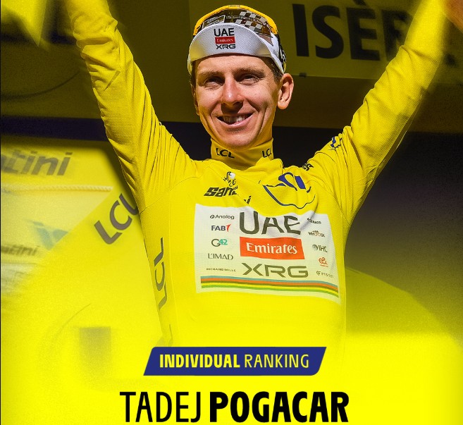 Tour de France 2026: Classificação Geral após a 20ª etapa, Tadej Pogacar é campeão antes da chegada em Paris; confira as classificações completas 4 girodociclismo.com.br tour de france 2026 classificacao geral apos a 20a etapa tadej pogacar e campeao antes do desfile em paris confira as classificacoes completas image
