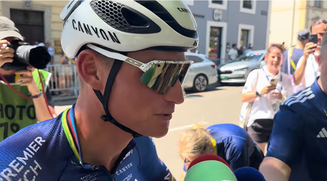 Tour de France 2026: Mathieu van der Poel admite dificuldade com o calor extremo "foi muito ruim, sofri bastante", assista o vídeo 1 girodociclismo.com.br tour de france 2026 mathieu van der poel admite dificuldade com o calor extremo image