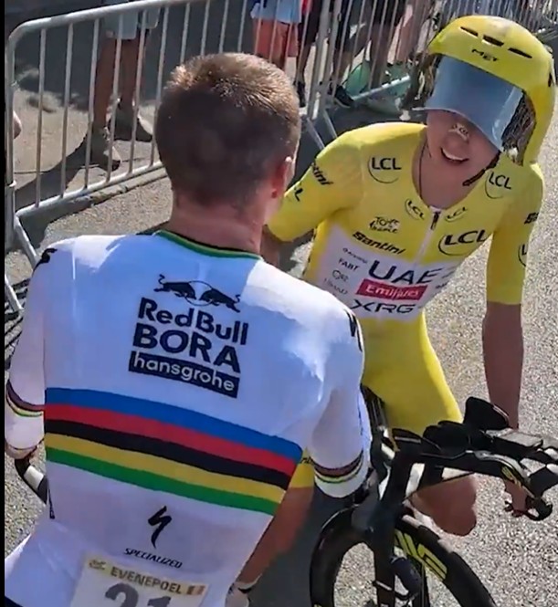 Tour de France: Tadej Pogacar revela que quase caiu no final do contrarrelógio "na mesma curva em que o Lipowitz caiu", assista o vídeo 2 girodociclismo.com.br tour de france 2026 tadej pogacar revela que quase sofreu uma queda no contrarrelogio na mesma curva em que o lipowitz caiu assista o video image 2