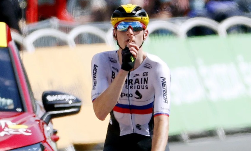 girodociclismo.com.br tour de france ciclista esloveno reage forte apos teste antidoping as 5h o frances nao teve esse controle image 2