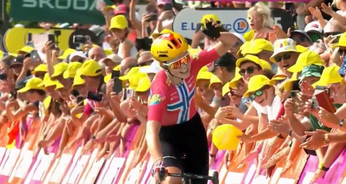 girodociclismo.com.br tour de france femmes sigrid haugset vence a 3a etapa apos solo de 86 km e assume a lideranca resultados e chegada image 13