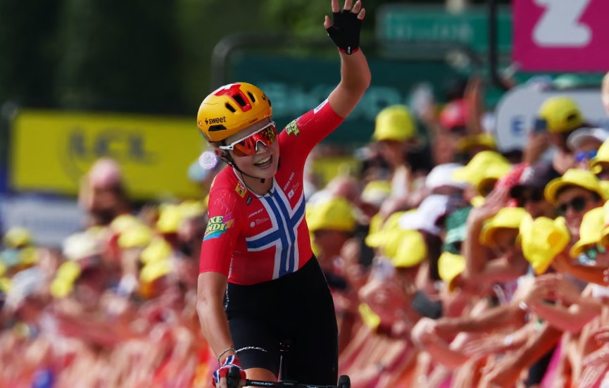 girodociclismo.com.br tour de france femmes sigrid haugset vence a 3a etapa apos solo de 86 km e assume a lideranca resultados e chegada image 15