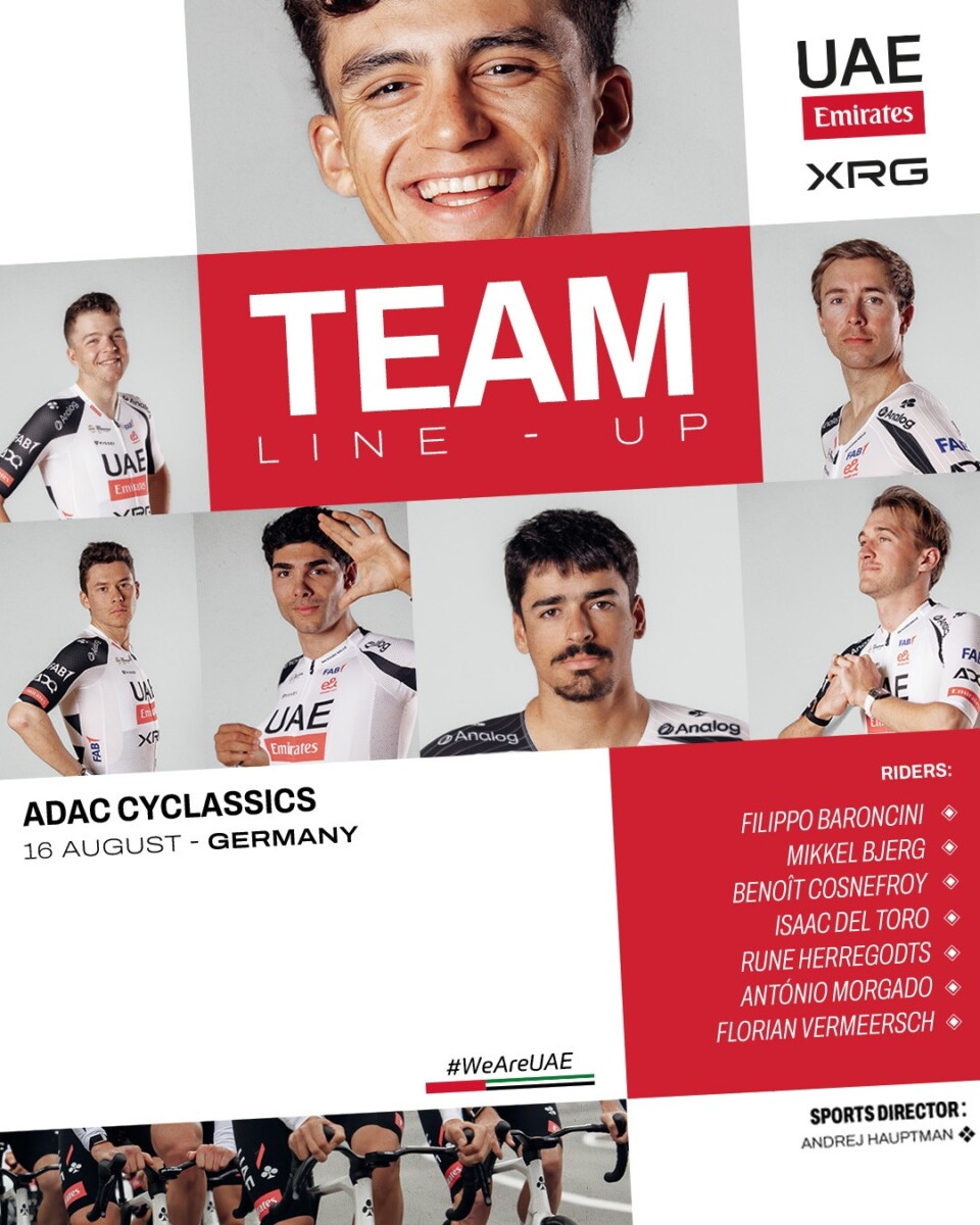 girodociclismo.com.br uae emirates anuncia forte time para o cyclassics hamburg isaac del toro e antonio morgado confirmados image