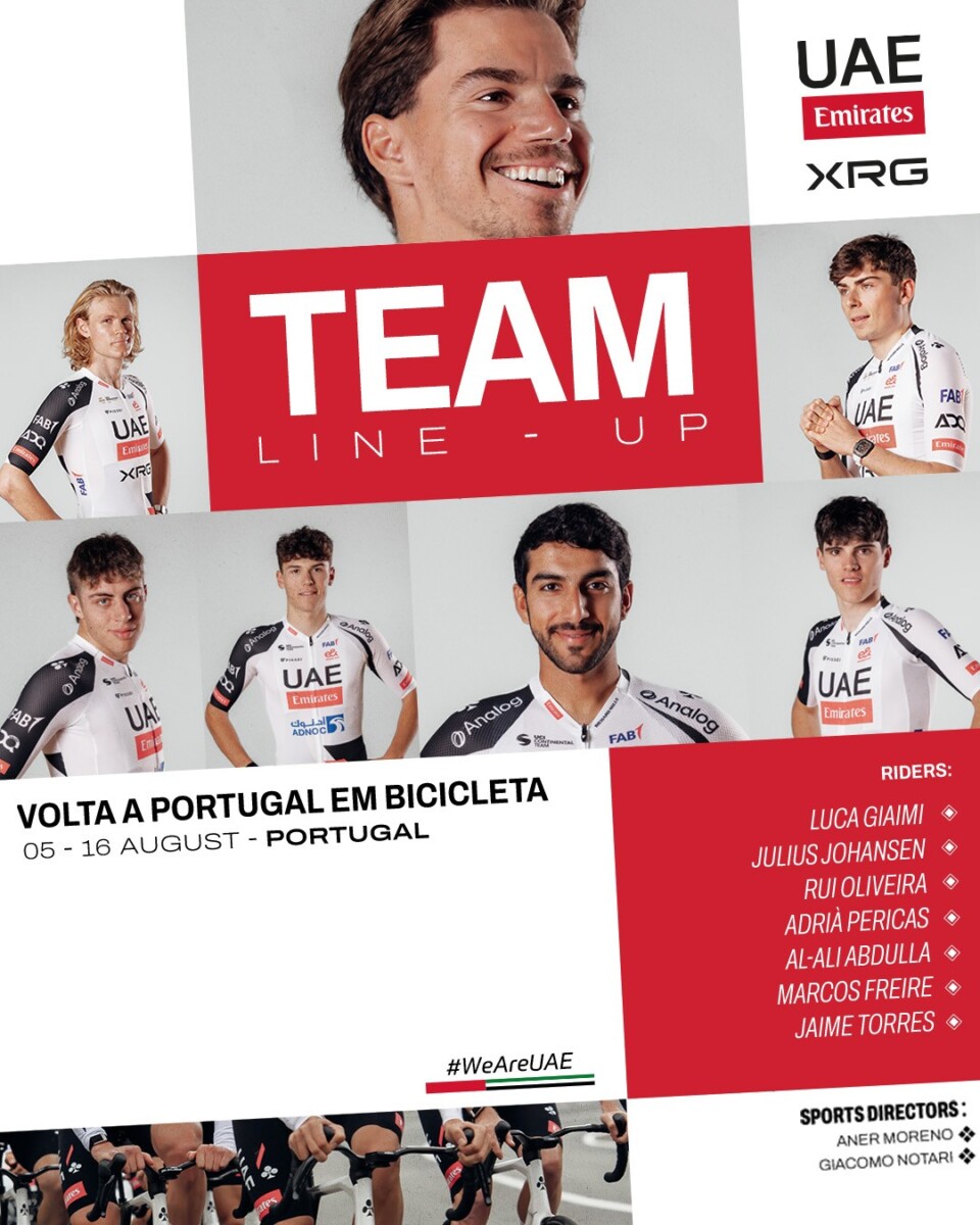 girodociclismo.com.br uae team emirates xrg confirma equipe para a volta a portugal 2026 image