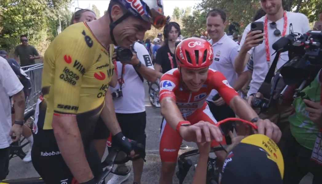 girodociclismo.com.br vuelta a espana 2026 tadej pogacar pede desculpas a wout van aert apos a 2a etapa assista o video image 1