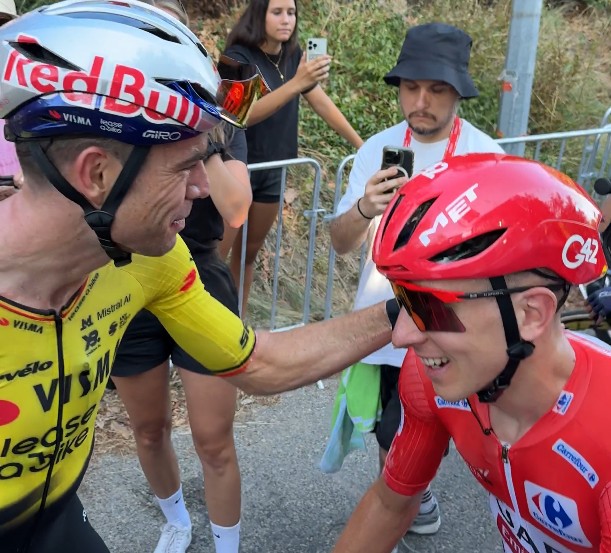 girodociclismo.com.br vuelta a espana 2026 tadej pogacar pede desculpas a wout van aert apos a 2a etapa assista o video image 3