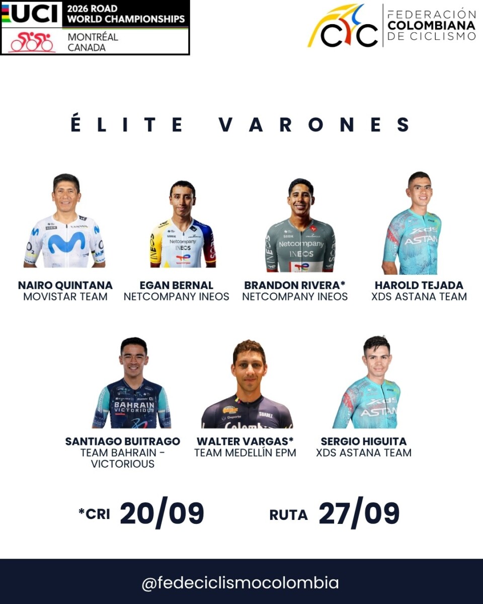 girodociclismo.com.br colombia anuncia selecao para o mundial e confirma encerramende estrada em montreal image