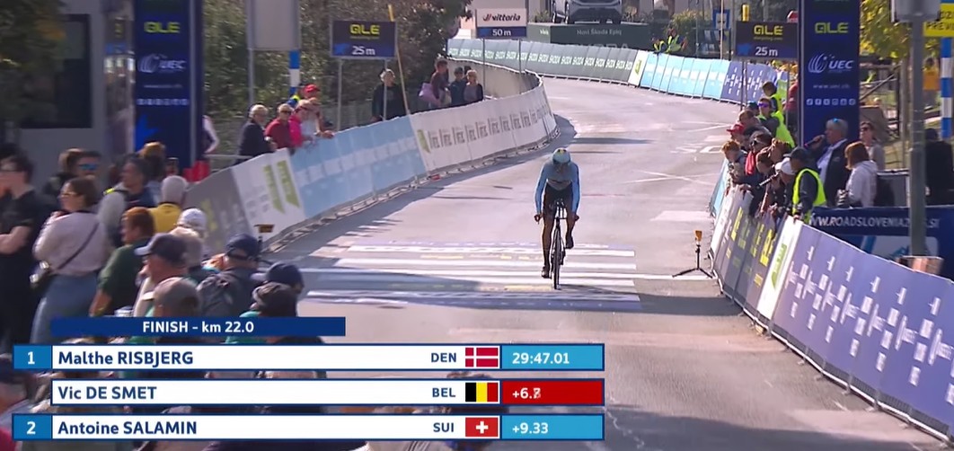 girodociclismo.com.br bicampeao mundial vence o europeu por apenas 3 centesimos enjamin noval conquista o titulo europeu de contrarrelogio junior image 1