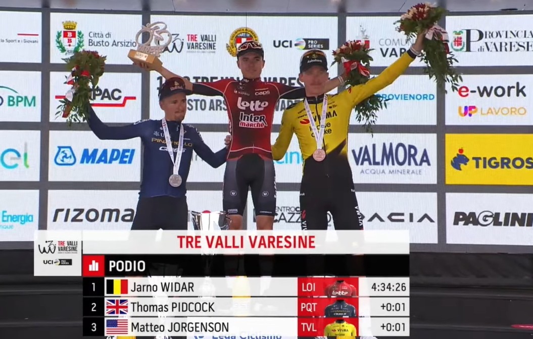 girodociclismo.com.br jarno widar bate tom pidcock e vence a tre valli varesine resultados e a chegada image 1