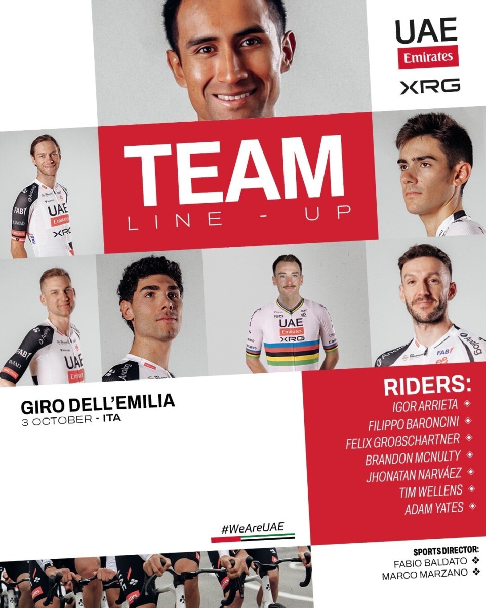 girodociclismo.com.br uae emirates anuncia estreia de brandon mcnulty com a camisa arco iris americano iniciara sequencia de provas na italia confira as equipes image