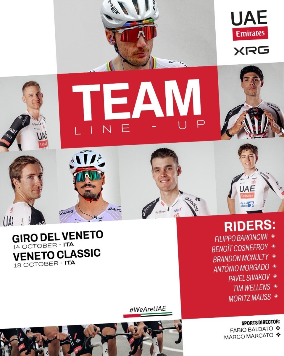 girodociclismo.com.br uae team emirates xrg anuncia equipes para as ultimas provas europeias de 2026 image